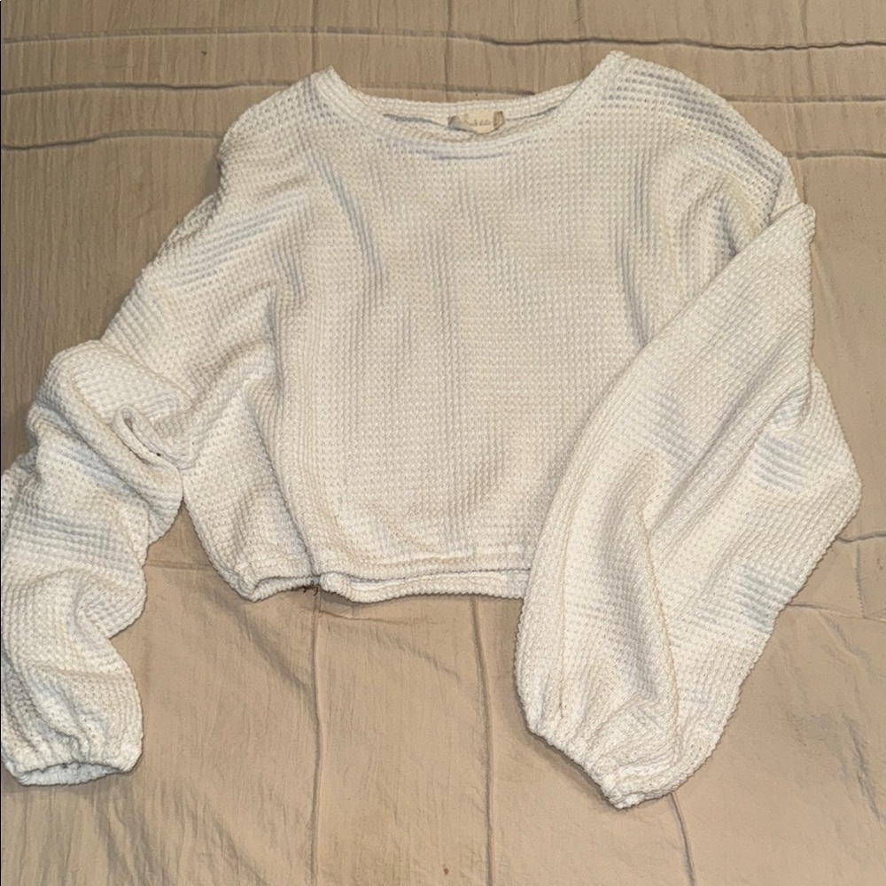 Altar'd State White Crop Top